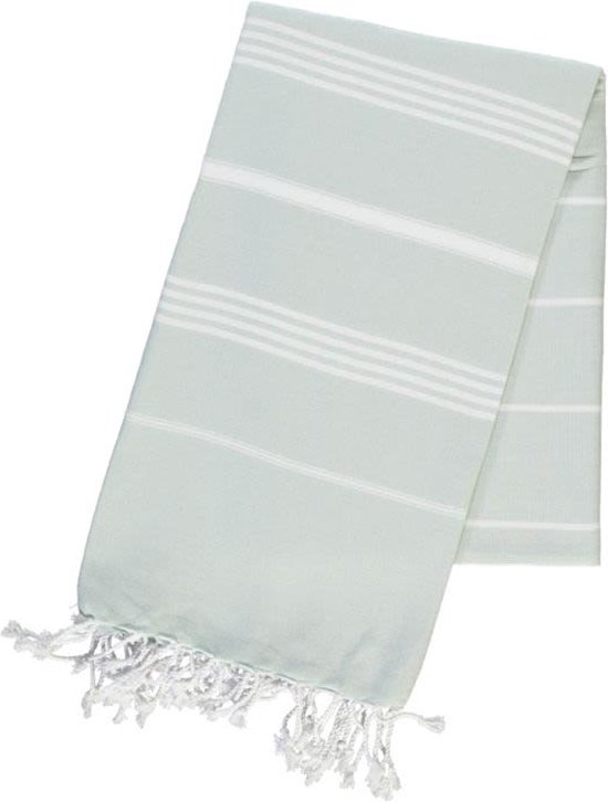 as verbinding verbroken Kast Hamamdoek Leyla Mint - 180x100cm - Strandlaken - Saunadoek - Saunalaken -  Omslagdoek -... | bol.com