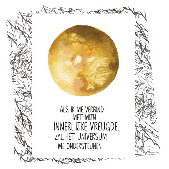 Het Universum staat achter je