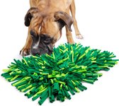 Bella & Balu Snuffelmat voor honden (45 x 30 cm) - Het snuffelmatten dient als interactief zoekspel, bevordert het natuurlijk zoeken naar voedsel en traint de reukzin van uw hond (Groen)