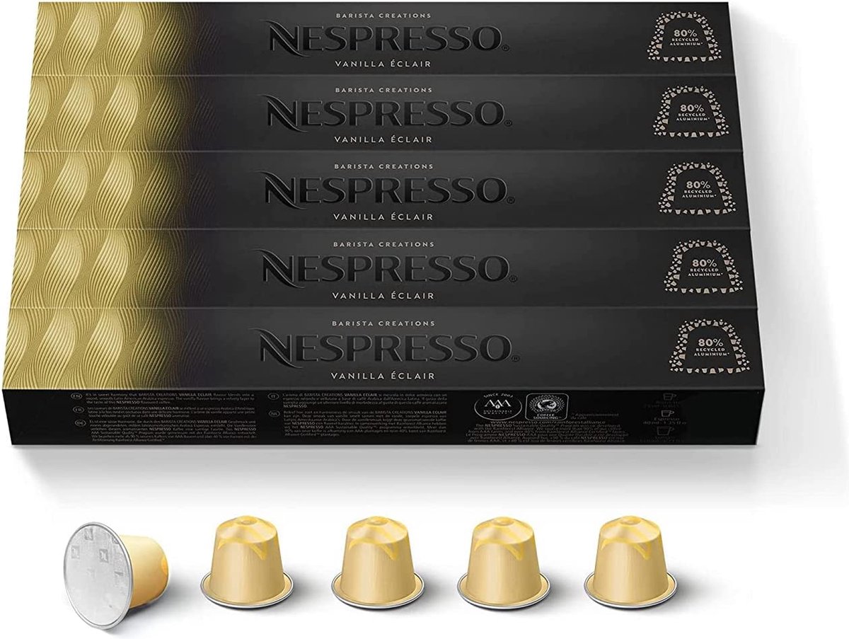 Nespresso - Vanilla Eclair - Nespresso Cups - 200 Stuks