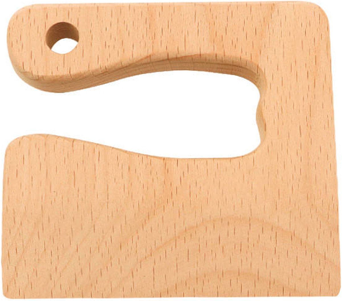 Montessori Houten Kindermes - Kinder Koksmes - Peuter kok - Verjaarsdag cadeau klein - Blanco