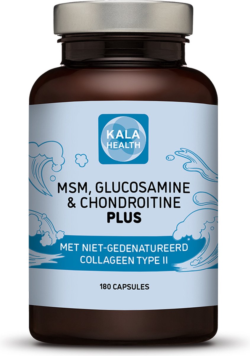 Goedkoopste MSMGC Plus - 180 Capsules - Krachtige formule met MSM, Glucosamine en Chondroïtine - Kala Health