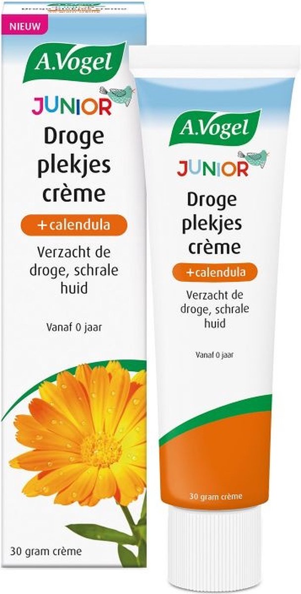 A.Vogel Junior Droge plekjes crème - Verzacht de droge, schrale huid - 30 g