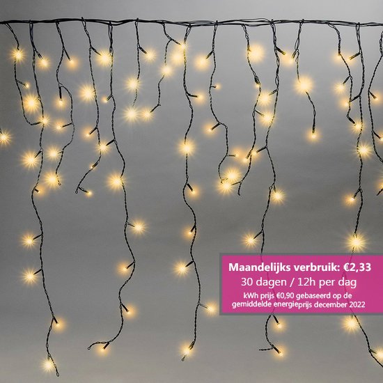 Meisterhome® ijsregen Kerstverlichting lichtgordijn - 16 meter ijspegel -  800 LED... | bol.com
