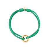 Bracelet color cord - Yehwang - Armband - 16 cm - Goud/Donkergroen