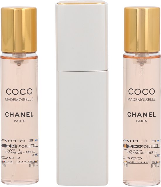 Chanel Coco Mademoiselle Geschenkset - Eau de Toilette + 2x Eau de Toilette  Refill | bol.com