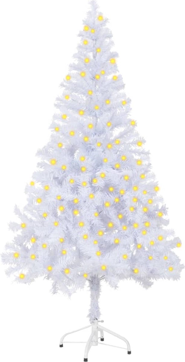 Prolenta Premium - Kunstkerstboom met LED's en standaard en 380 takken 150 cm