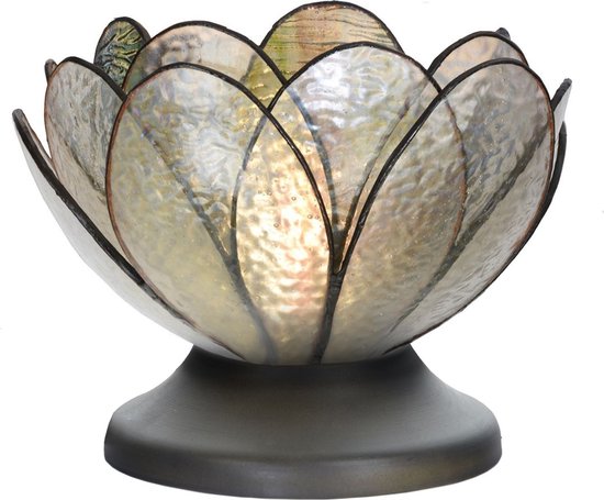 Art Deco Trade - Tiffany Tafellamp Sparkling Pioenroos
