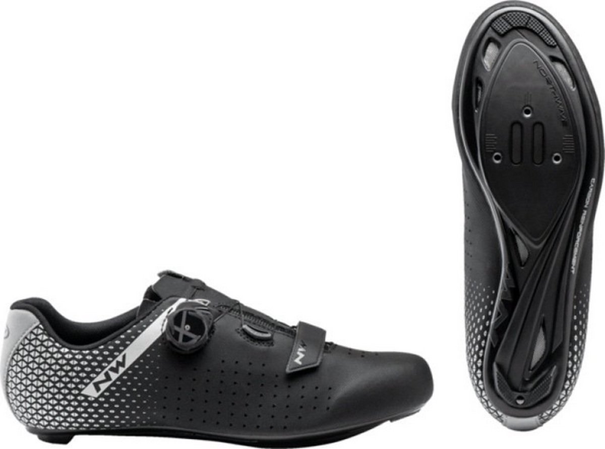 Northwave Core Plus 2 Shoes Men, zwart/grijs Schoenmaat EU 36