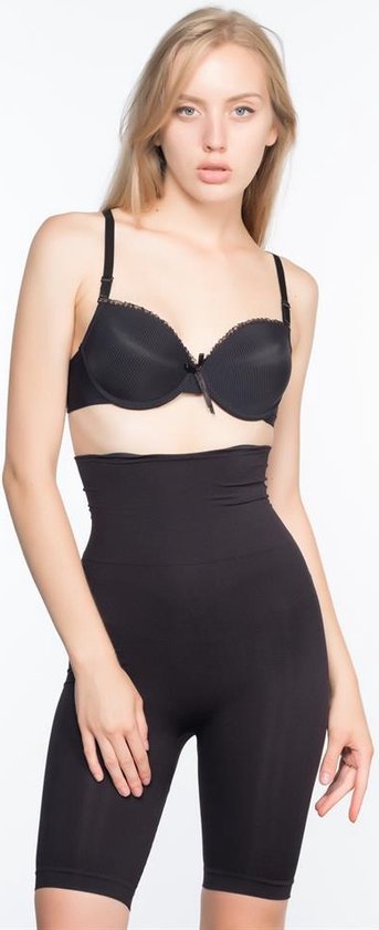 Wow Peach Shapewear voor billen, buik en benen Zwart M/L, Corrigerend  ondergoed