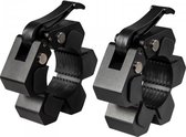 Taurus Premium aluminium halterschijfslot 50 mm – Zwart - Sluiters – Gewichtssluiters – Halterstangsluiters – Clipsluiting - Sluiters voor halterstang