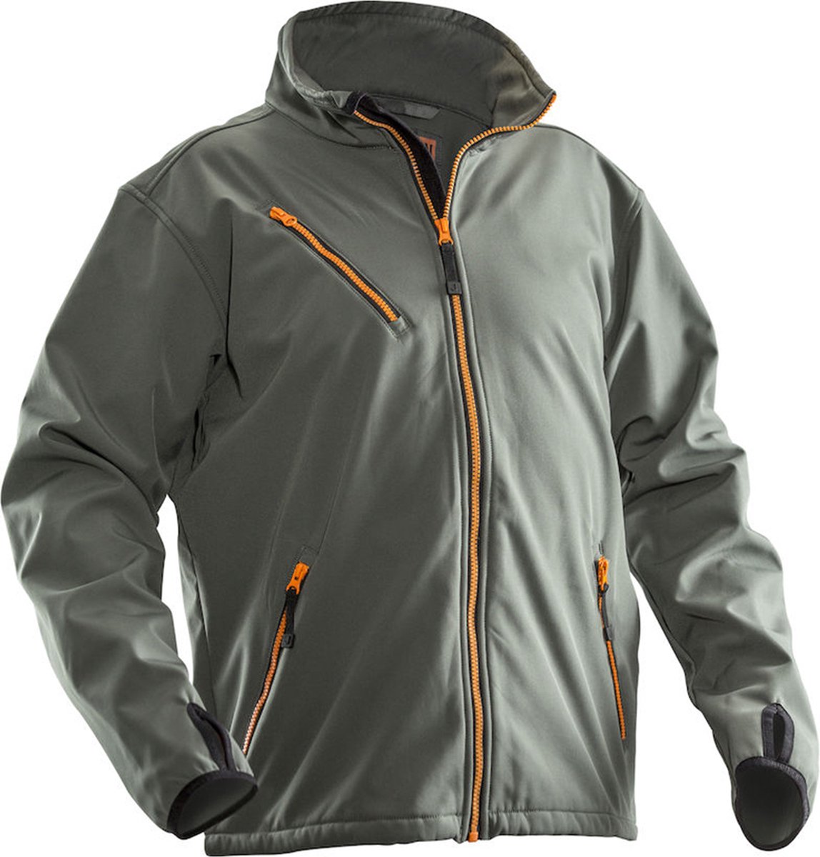Jobman Softshell Jas Heren Grijs - Maat M