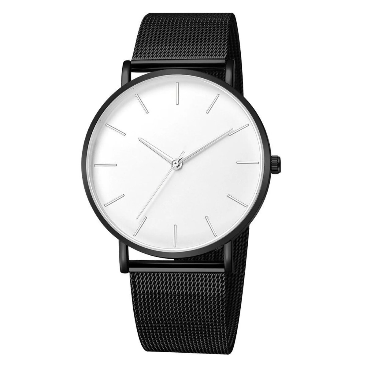 Maxx Mesh Zwart - Wit Horloge | Staal | Ø 40 mm | Fashion Favorite