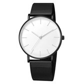 Maxx Mesh Zwart / Wit Horloge | Staal | Ø 40 mm