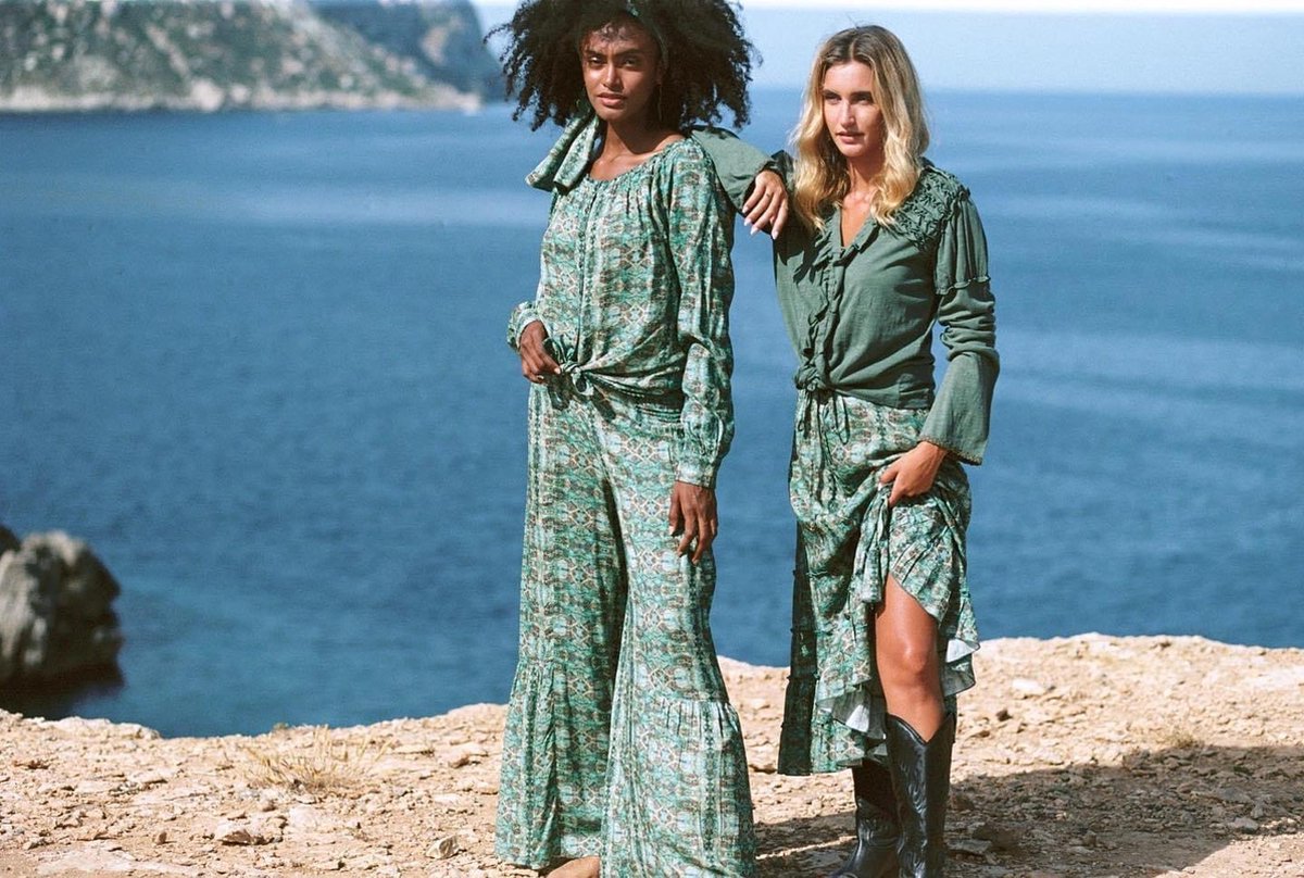 THE IBIZA GLOW BRODERIE BLOUSE main image 1