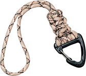 Keycords - stevig keycord haak clipsluiting zand - metaal en nylon