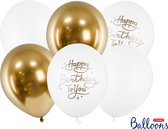 Ballonnen 'Happy Birthday to You' - 6 stuks