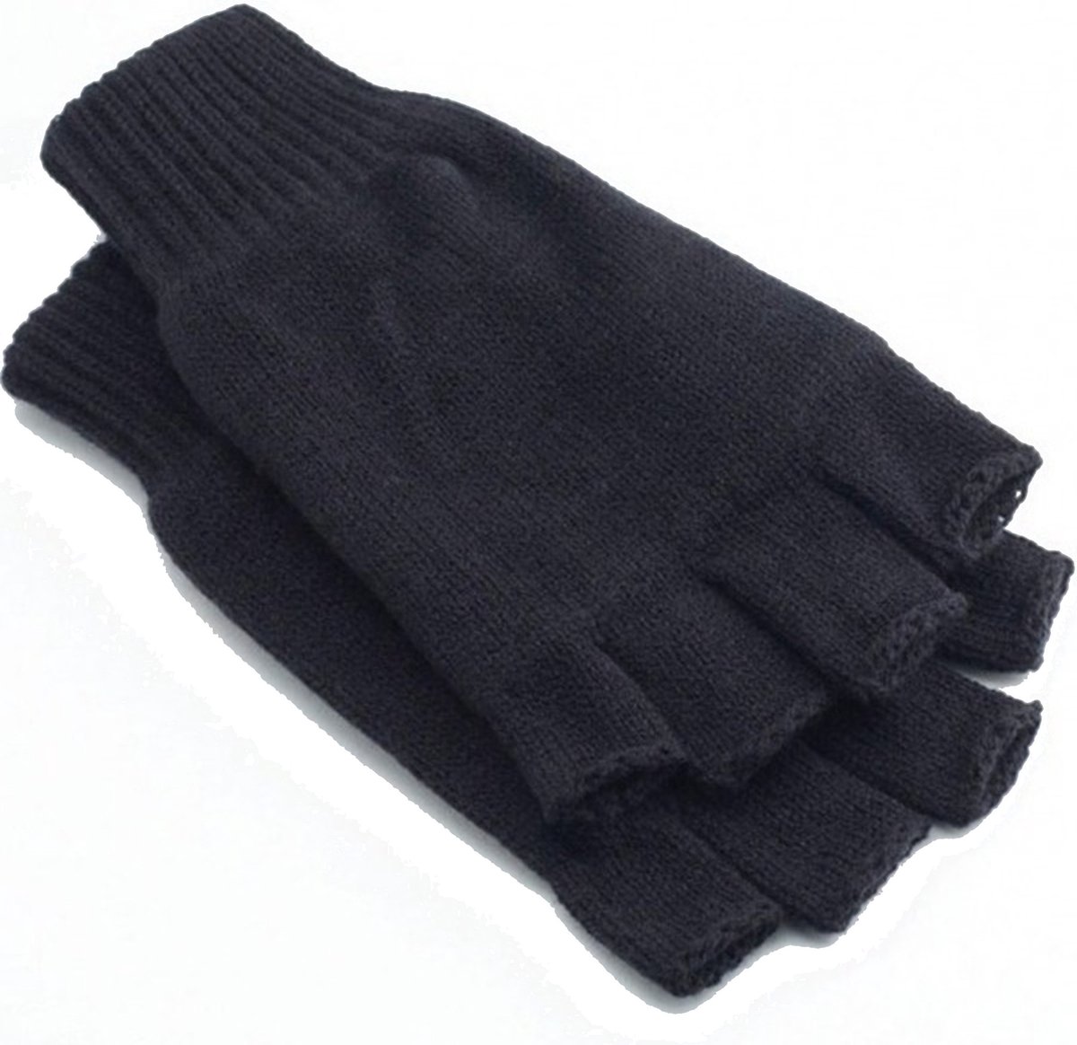 Vingerloze Thinsulate handschoenen zwart