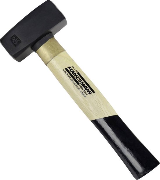 LSR TOOLS Handfäustel 1000g - Mit Hartholzstiel Nach DIN 6475