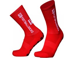 Gripsokken Voetbal Rood Sportsokken Anti-Blaren (Maat 39-44)