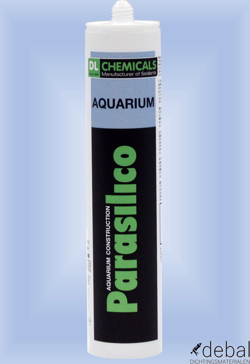 Parasilico aquarium siliconenkit - Zwart