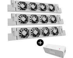 Trio set Heatfan 4 - Radiator Ventilator - Smart Sensor | bol.com