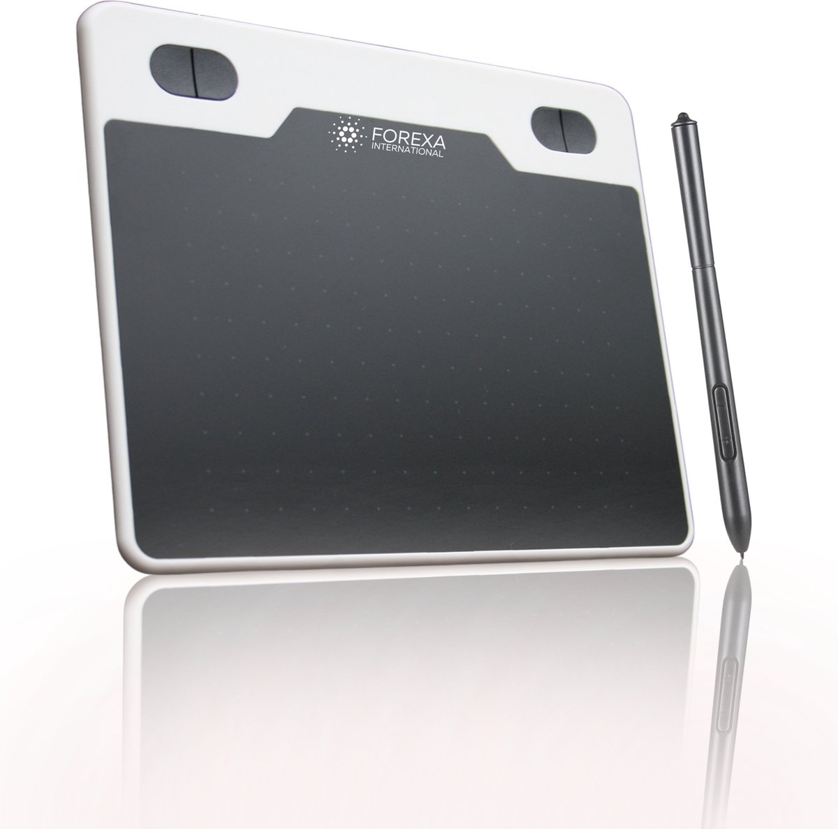 Forexa Tekentablet - Grafische tablet - 6 Inch - 5080 LPI - Geschikt voor Windows/Mac OS/Android - USB - Wit