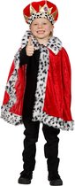 Déguisement Manteau royal rouge avec enfant coloré Taille 140