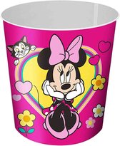 Disney Minnie Mouse prullenbak/papiermand - plastic - 21,5 x 21 cm