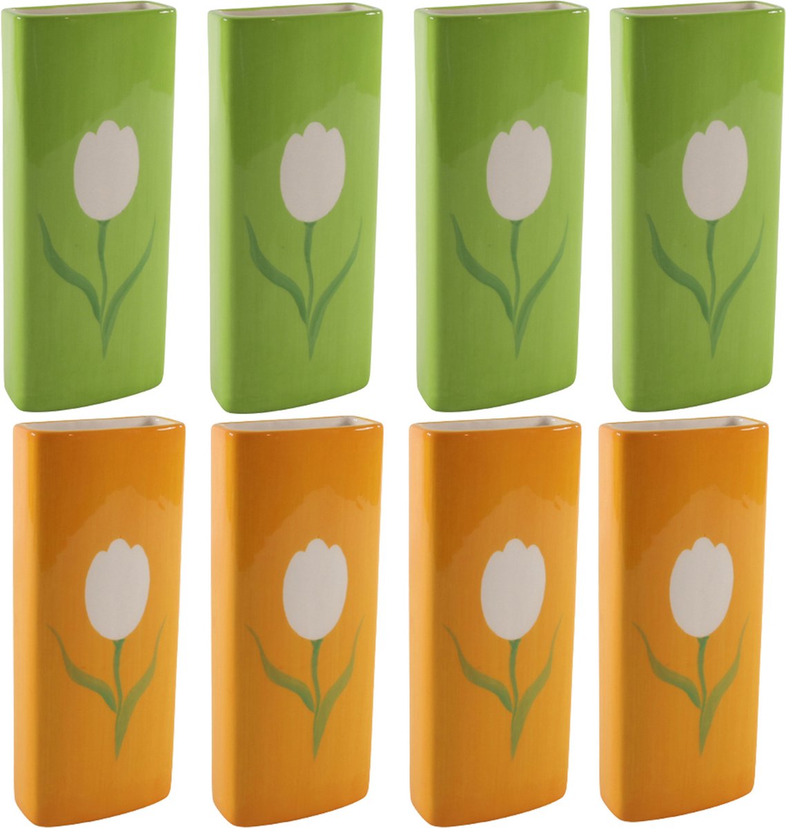 Svenska Living Radiatorbak luchtbevochtiger/waterverdamper - 8 st - 20 x 8 cm - porselein