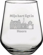 Gegraveerde Drinkglas 42,5cl Hoorn