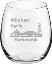 Gegraveerde Drinkglas 39cl Harderwijk