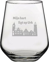 Gegraveerde Drinkglas 42,5cl Urk