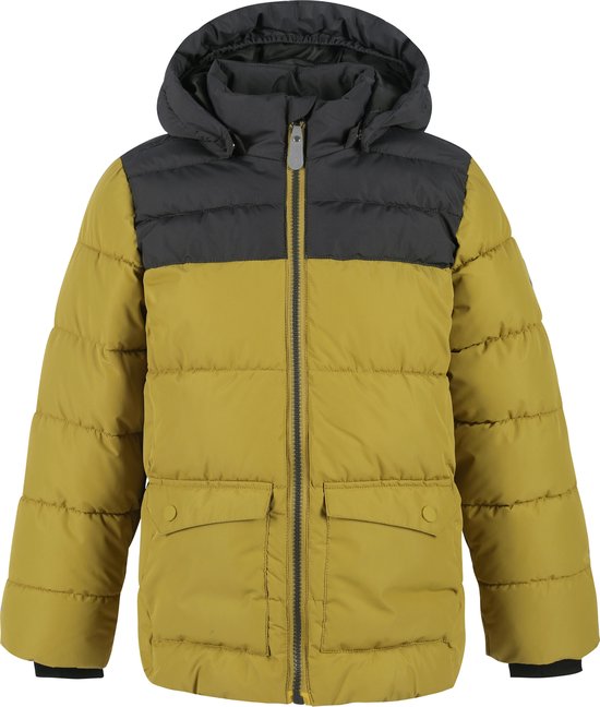 Color Kids - Sneeuwjas voor kinderen - Gewatteerd - Dried Tobacco - maat 152cm