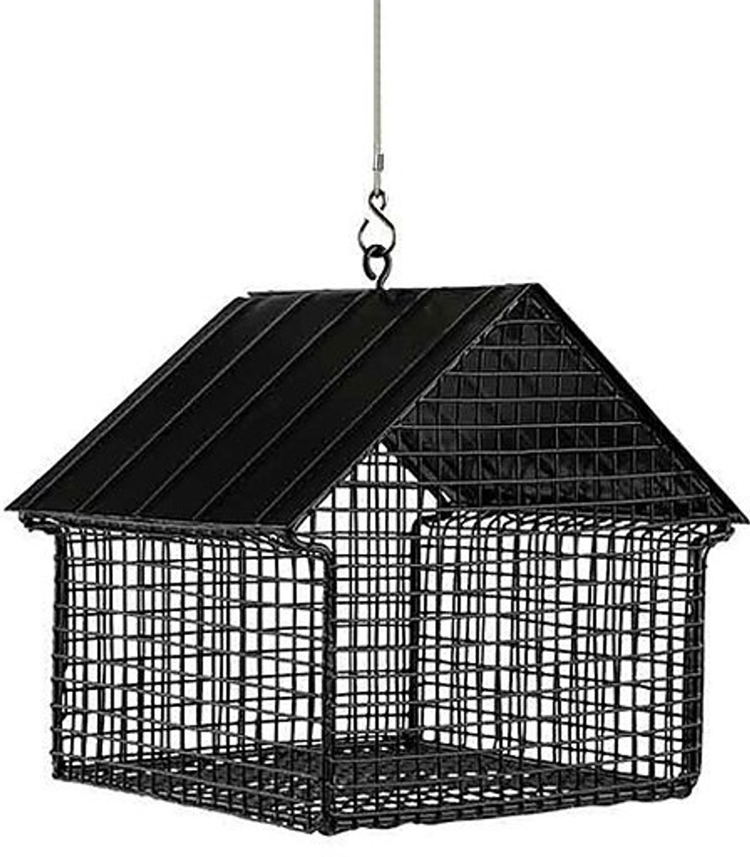 Wildlife Garden zwart hangend pinda voederhuis