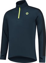 Rogelli Electro Runningtop - Sporttrui Lange Mouwen Heren - Blauw/Zwart/Fluor - Maat XL