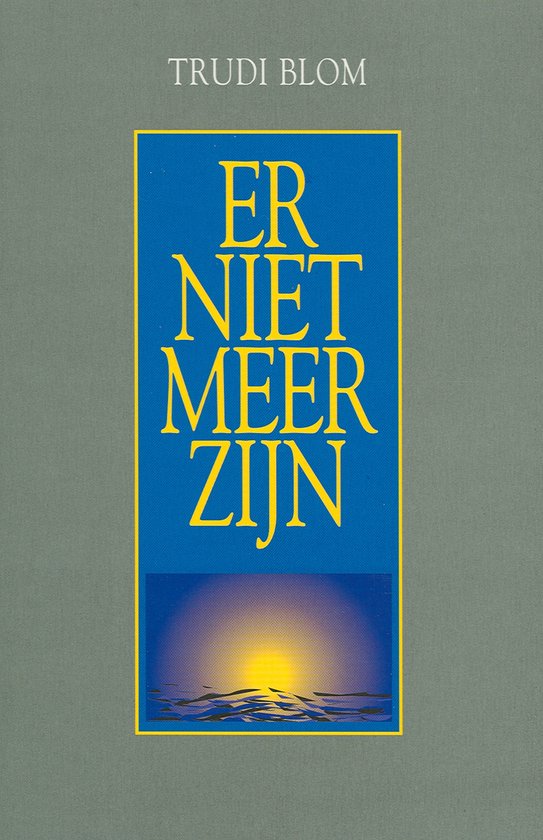 Er niet meer zijn - cover