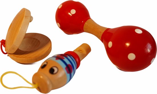 Ensemble d'instruments de musique jouet