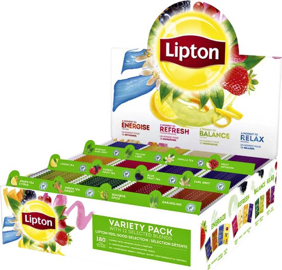 Lipton Bio Coffret Découverte Assortiment de Thés