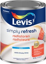 Radiateurs Levis Simply Refresh, satiné, Simply White , 0,75 l