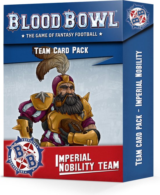 Afbeelding van het spel Blood bowl: imperial nobility card pack