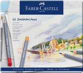 Crayons de couleur de couleur Faber-Castell Goldfaber aquarelle boîte de 48 pièces assorties | 20 pièces