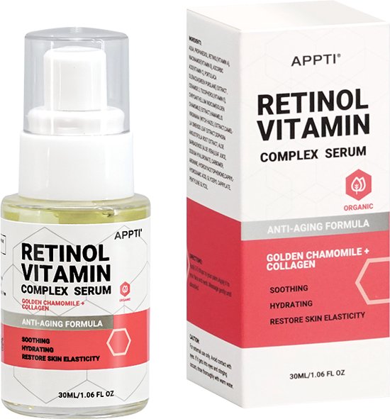 APPTI® Retinol Gezicht serum (Vitamine A) Organisch
