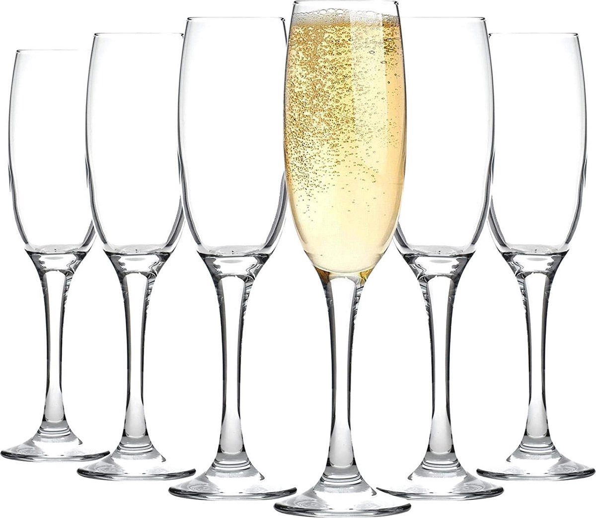 Argon tafelgerei Champagne Flutes - Gift Box van 6 Glasses - 220ml - 7.7oz