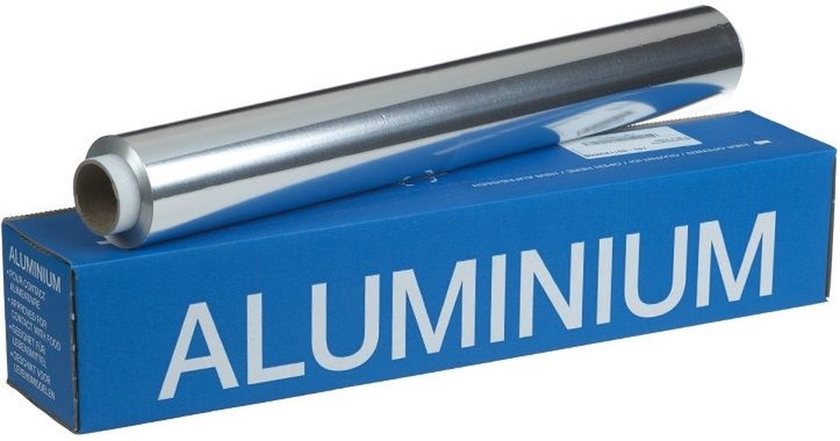Aluminiumfolie in Cutterbox 14mu 45cm 150m (per stuk) - PackagingDirect