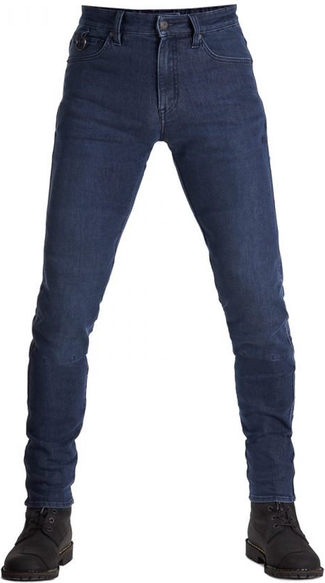 Pando Moto Robby Cor Sk Motorcycle Jeans Men'S Slim-Fit Cordura Blue 32/32
