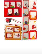 50x Sinterklaas Stickers - Cadeau naamstickers Sint thema - Labelstickers - Etiketten