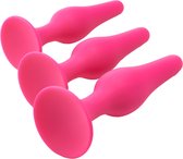 Dream Toys - Flirts set 3 anaalpluggen in 3 maten met zuignap