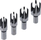 Topgear Proppenboor Set - Houten Proppen - 6-13 mm - 4-delig