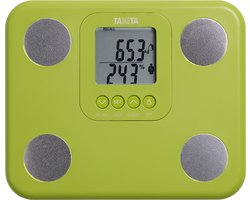 TANITA® Lichaamsanalyse Weegschaal - Reisformaat & Digitaal - Japanse Kwaliteit - Slimme Digitale Personenweegschaal - Compact Formaat - BC-730 Groen